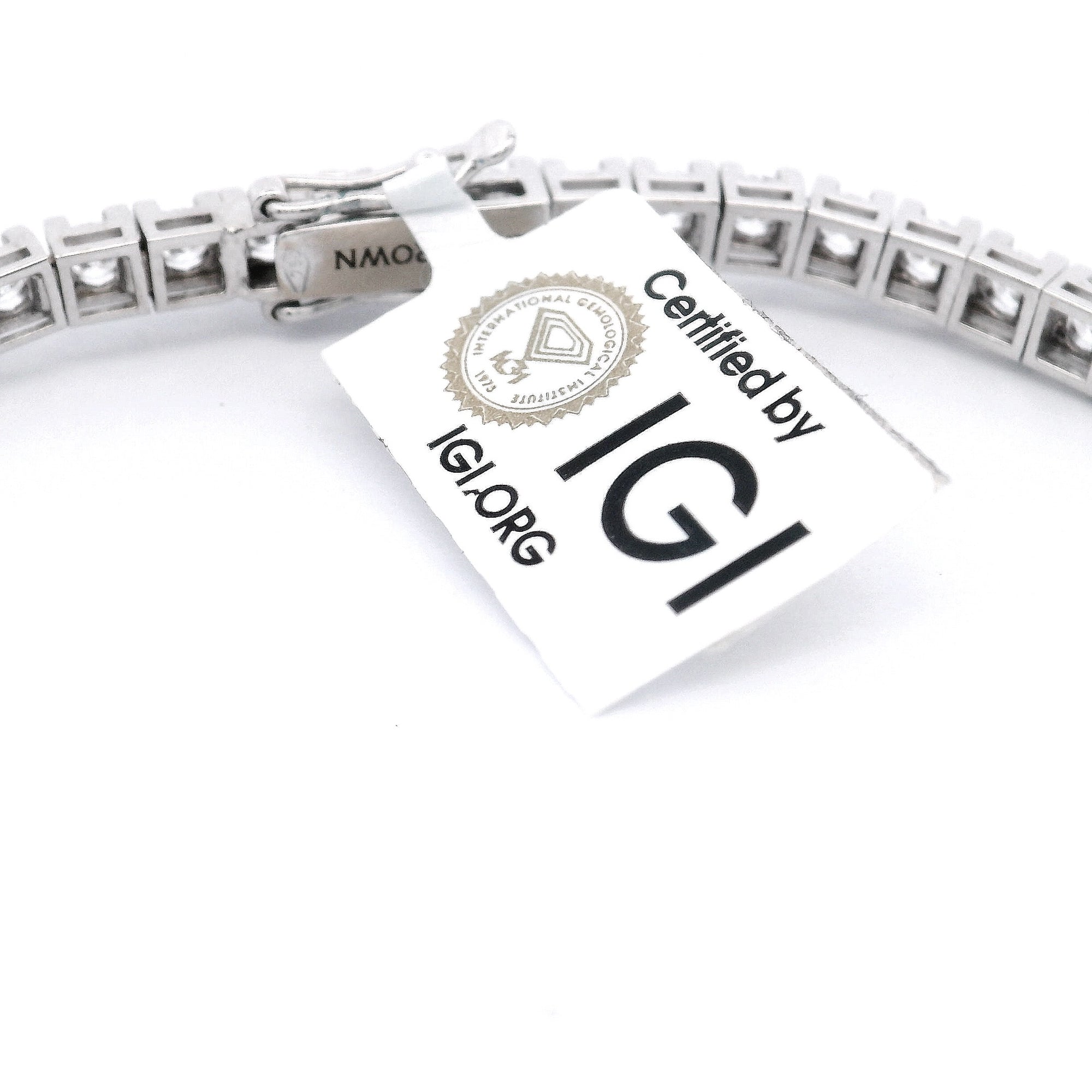 Bracciale Tennis Italian Square Tornito