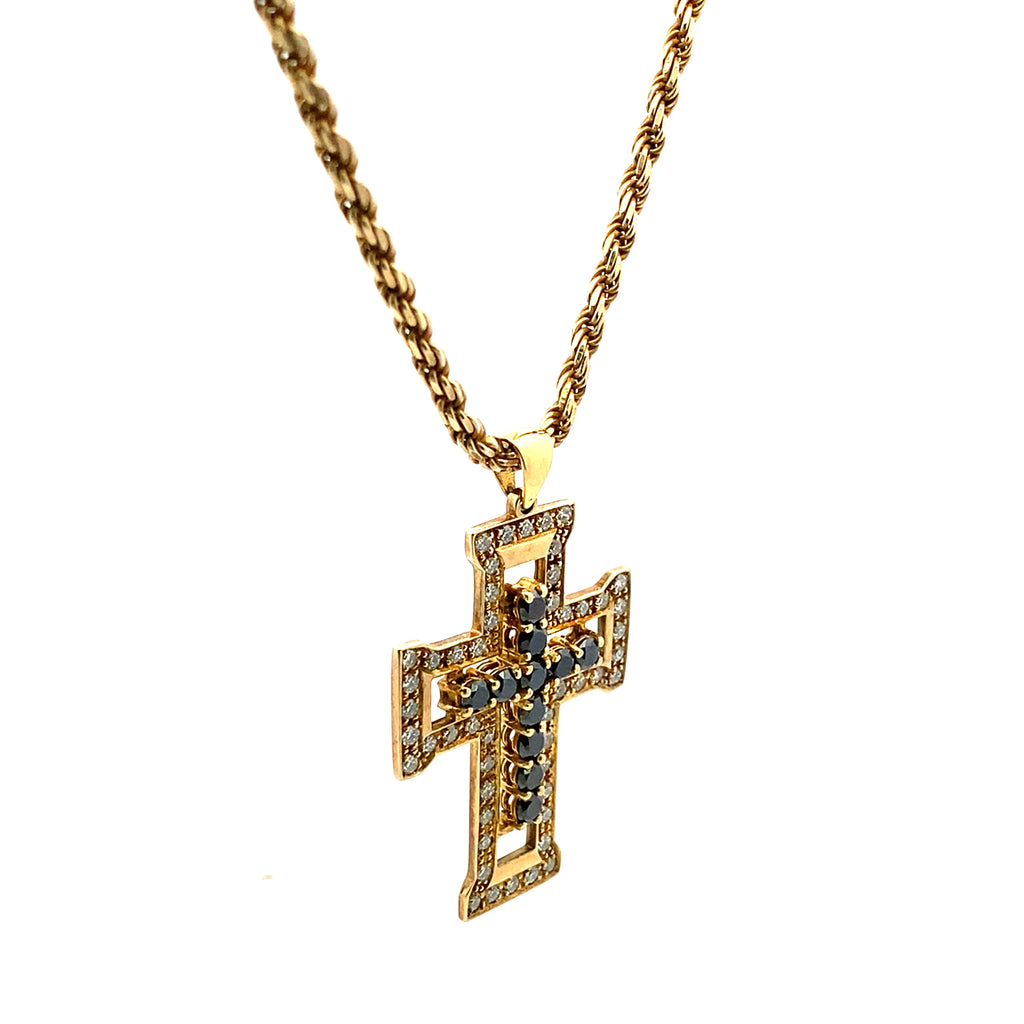 Collana Croce Oro Giallo