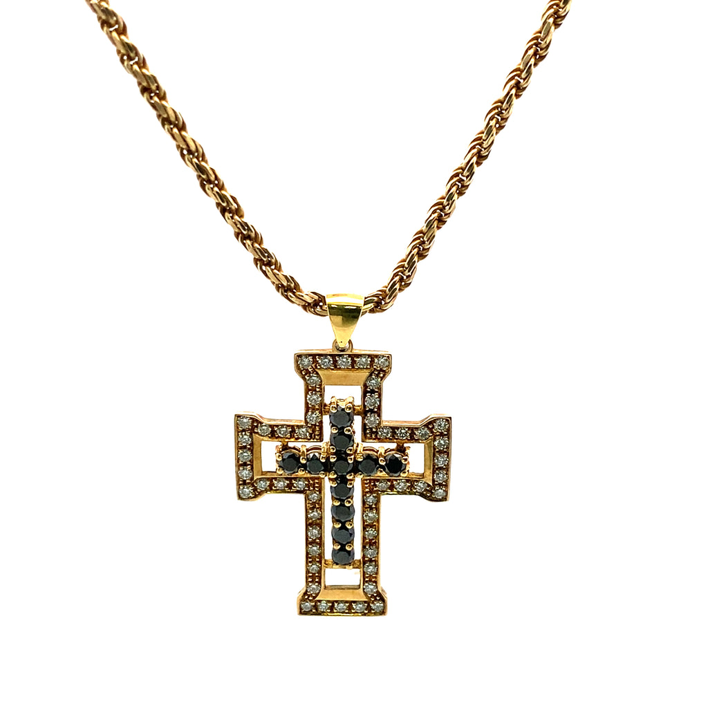 Collana Croce Oro Giallo