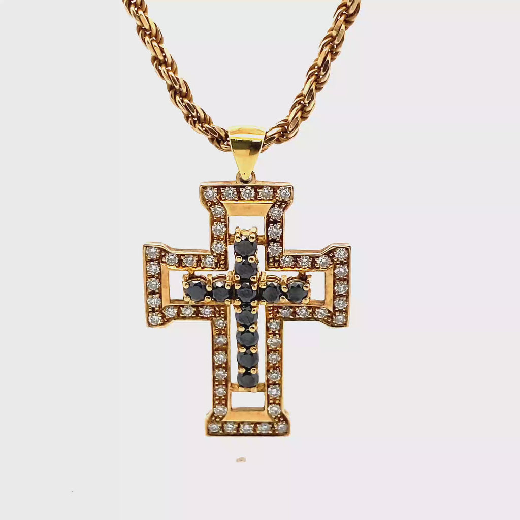 Collana Croce Oro Giallo