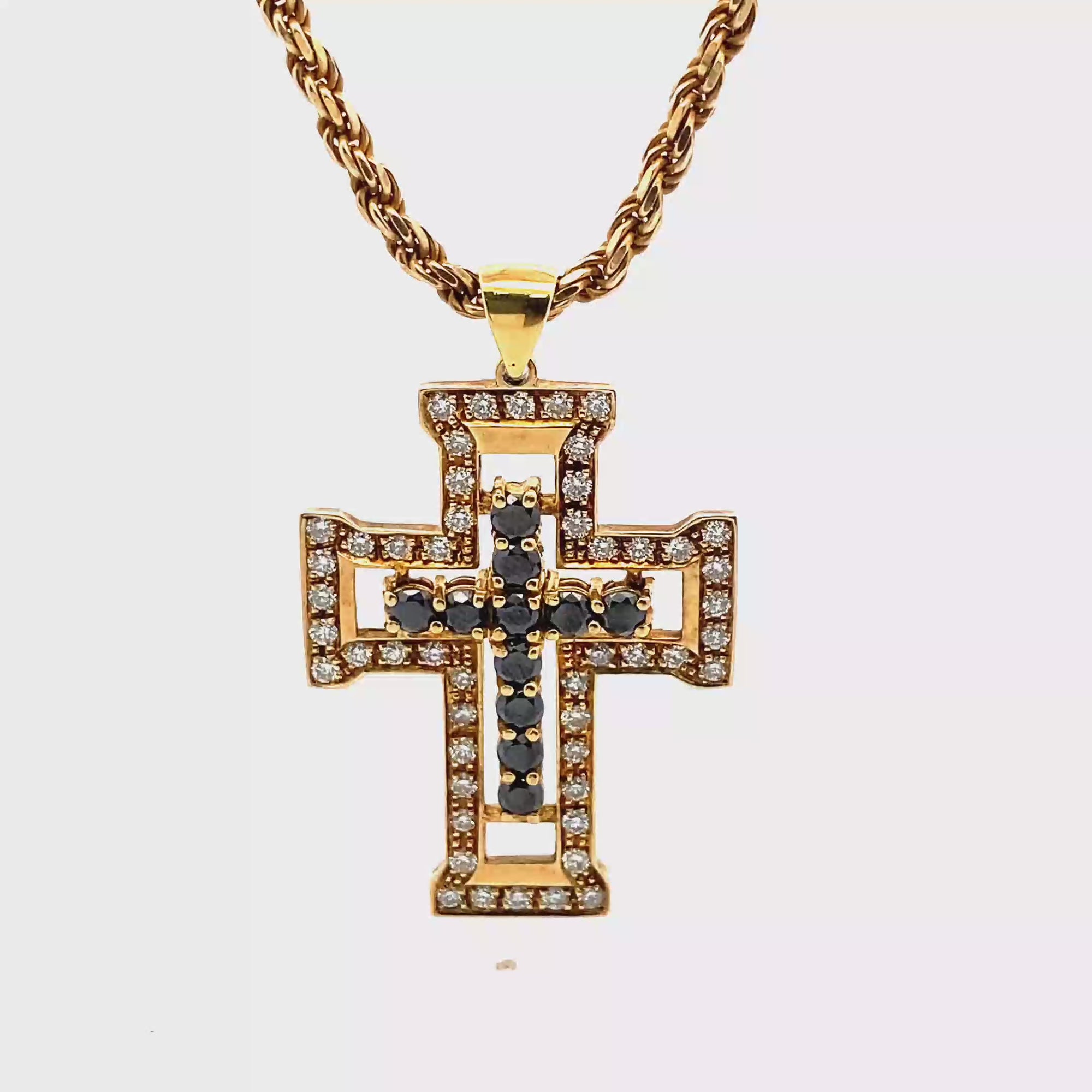 Collana Croce Oro Giallo